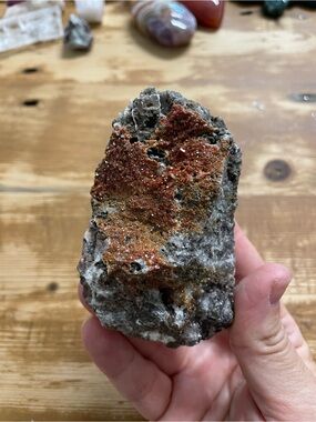 Vanadinite crystals on matrix from Arizona